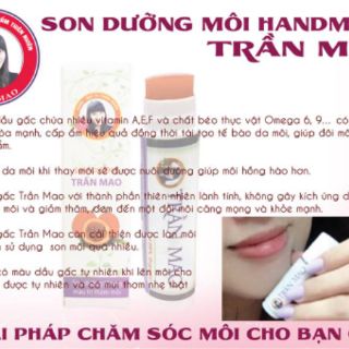 SON DƯỠNG MÔI GẤC HANDMADE TRẦN MAO