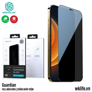 Cường Lực iPhone 12 Pro Max Chống Nhìn Trộm Nillkin Guardian Lưới Thép Bảo Vệ Loa