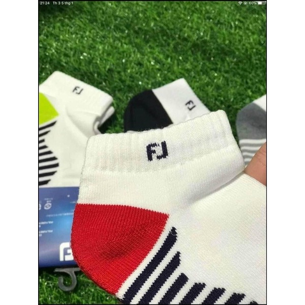 Tất golf FootJoy cho nam, êm chân, thoáng Khí