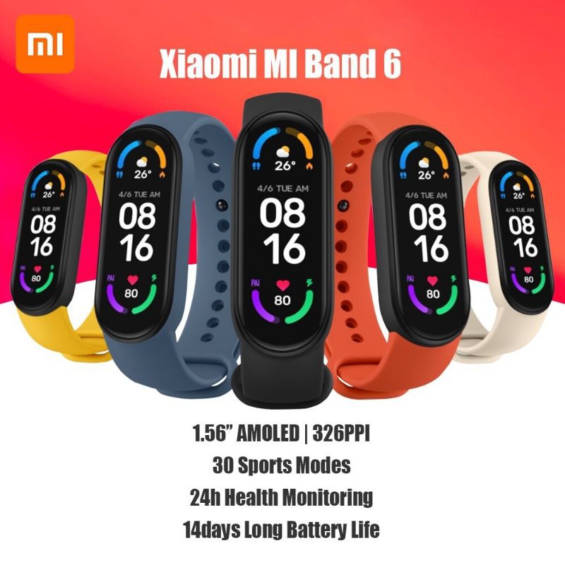 Đồng hồ thông minh Xiaomi Miband 6 - [ Bảo hành 6 tháng ]