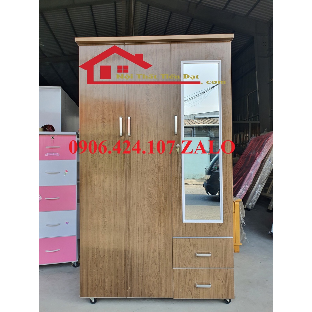 Tủ Nhựa Quần Áo-3 Cánh Siêu Hót Cao 1M8 Ngang 1M05,1M2 Bao Vận Chuyển HCM Mới 100% Xưởng