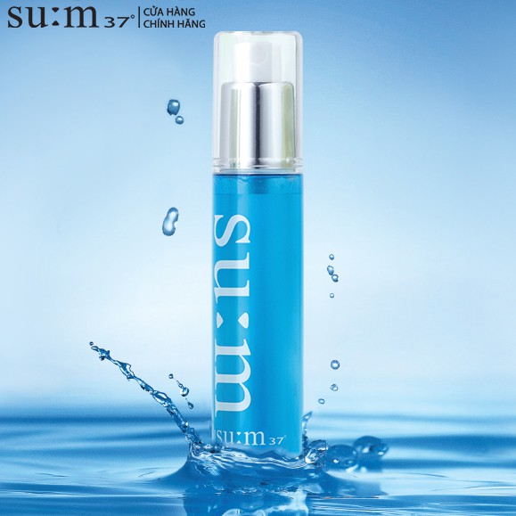 Xịt khoáng cấp ẩm sâu cho da Su:m37 Water-full Timeless Water Gel Mist (2x60ml)