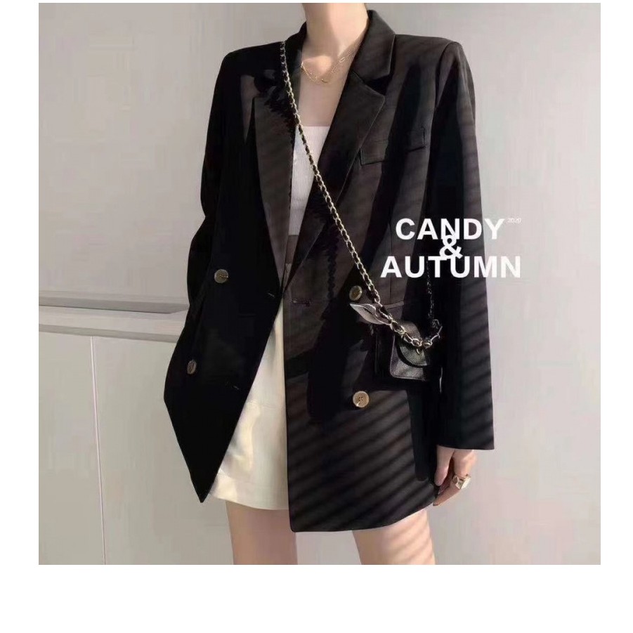 (Hàng Đẹp)Ảnh thật 6 hình cuối-HC405. Áo blazer thu đông kèm túi xích cá tính | BigBuy360 - bigbuy360.vn