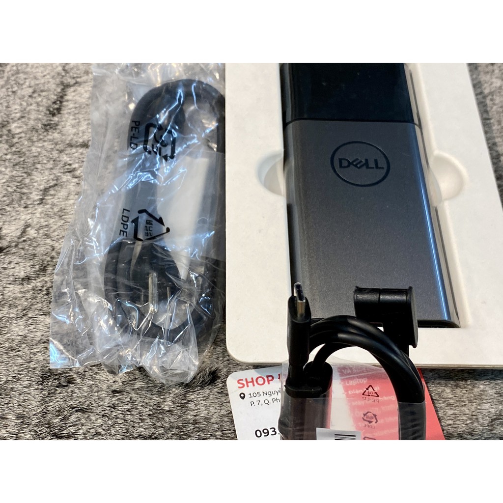 Pin sạc dự phòng Dell Hybrid Adapter 45W + Power Bank 43WH model PH45W17