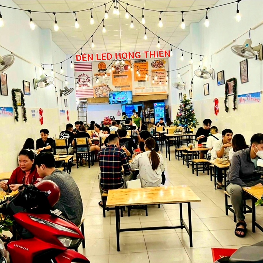 COMBO 10 BÓNG ĐÈN TRANG TRÍ KÍN NƯỚC NGOÀI TRỜI 3W SIÊU RẺ
