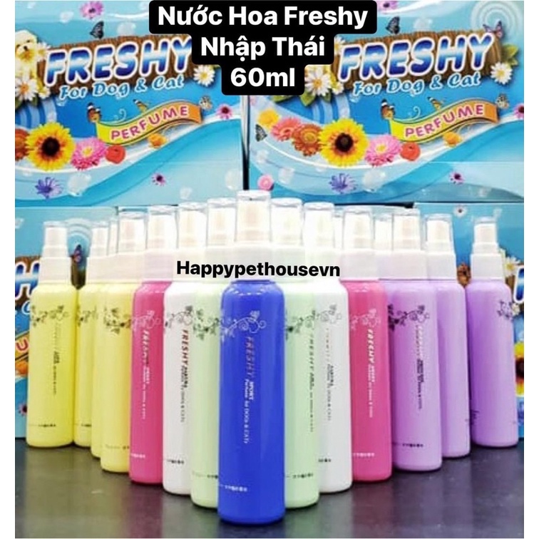 Nước hoa Thái 60ml siêu thơm cho Thú Cưng Chó Mèo