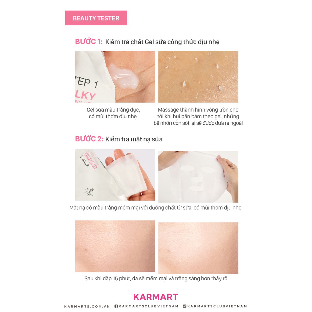 Mặt Nạ Sữa Trắng Da & Tẩy Tế Bào Chết 2in1 CATHY DOLL Ready 2 White Lightening Milky Mask Sheet 3.5ml+25g - Thái Lan | BigBuy360 - bigbuy360.vn