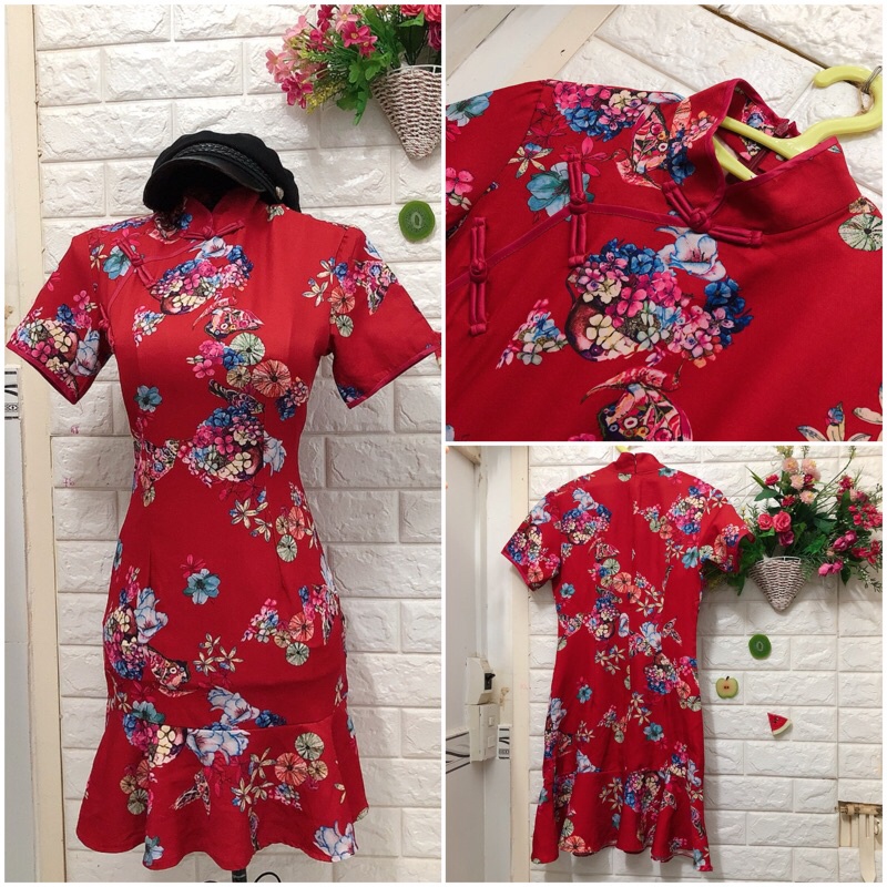 Sườn xám Trung Hoa trẻ trung dưới 60 kg