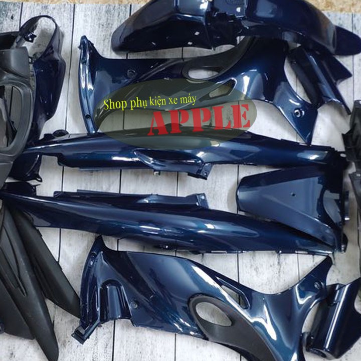 Bộ dàn áo - vỏ nhựa Loại Phanh Đĩa xe JUPITER R ĐỜI 2001 - 2003 màu XANH NHỚT nhựa nguyên sinh ABS siêu bền đẹp