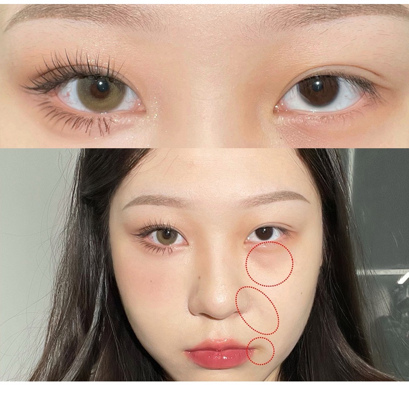 Bảng Kem Che Khuyết Điểm Ba Màu Sắc Tự Nhiên Chống Thấm Nước Và Mồ Hôi Lâu Trôi