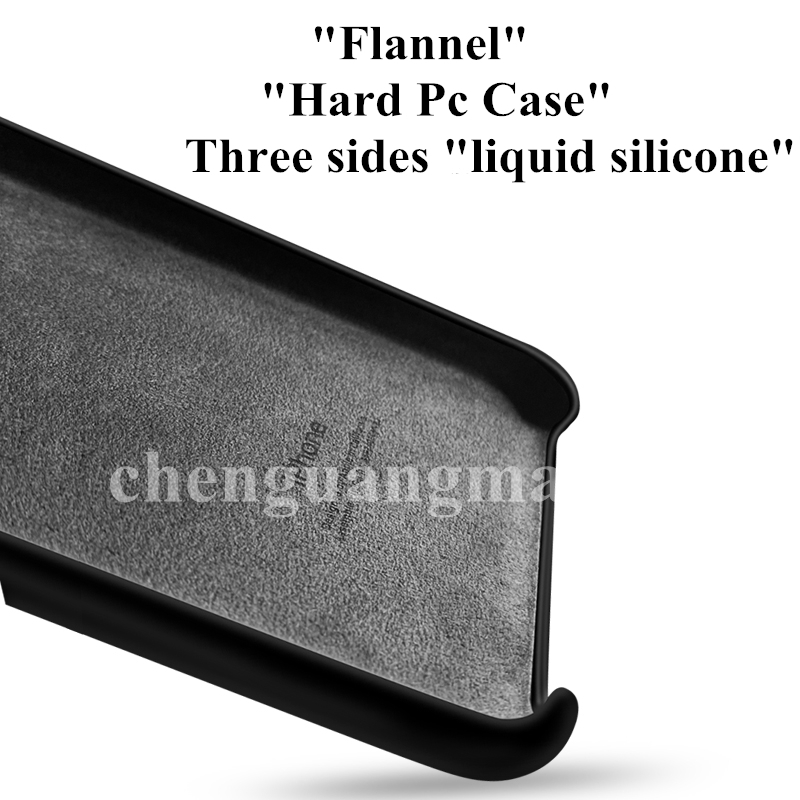 Ốp Lưng Silicone Màu Xanh Dương Cho Iphone 11 11pro 6 6s Se 7 8 Plus X Xs Max Xr Iphone 6s.6