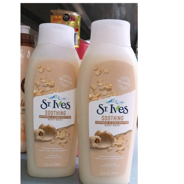 Sữa Tắm Lúa Mạch và Bơ St.Ives USA 709ml