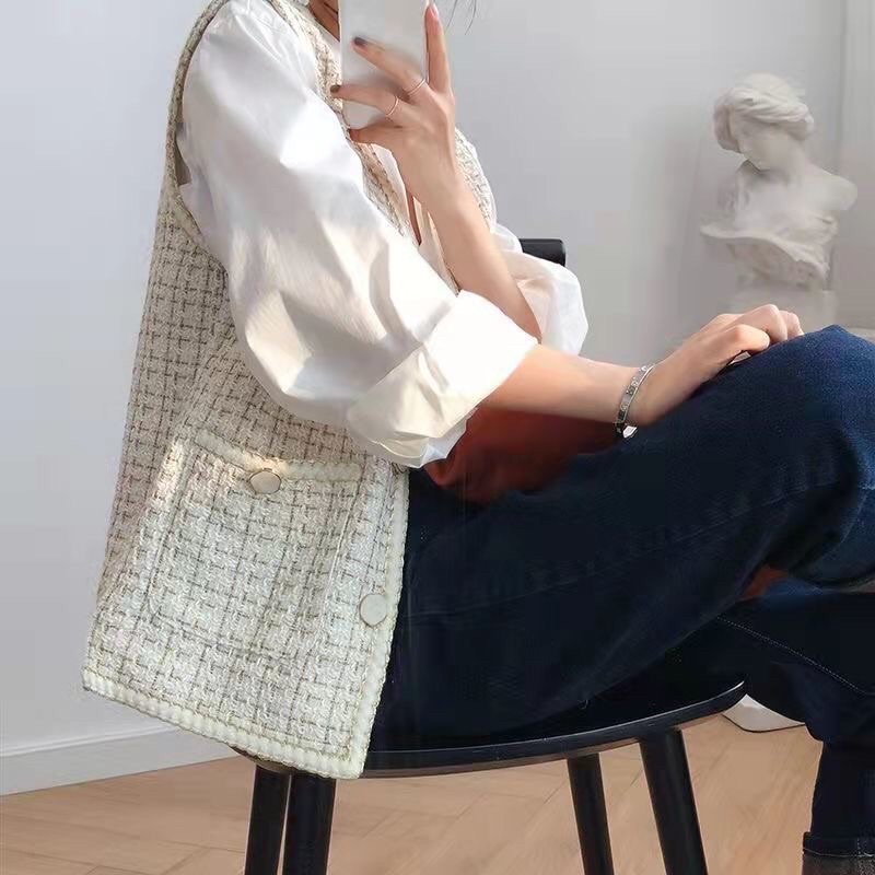 ÁO GHILE DẠ TWEED SÀNH ĐIỆU CHO NỮ