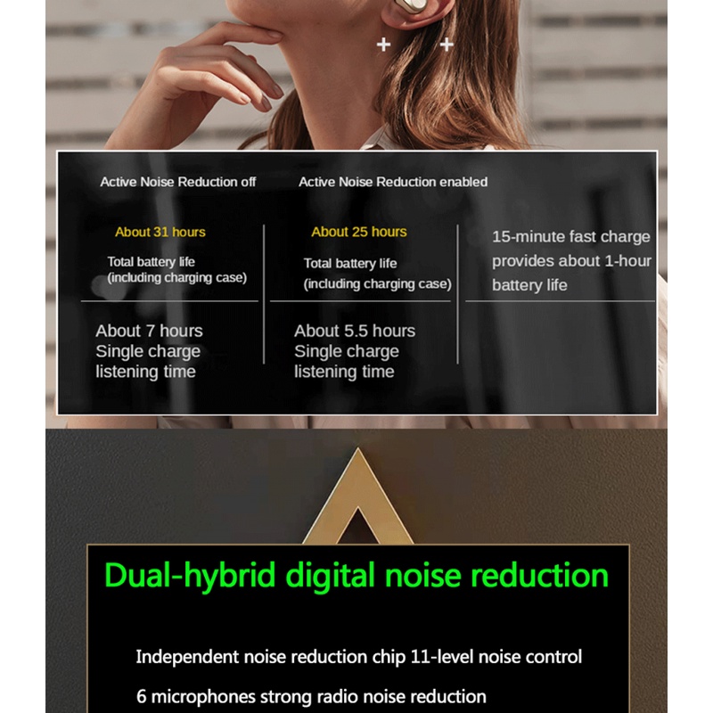 Tai nghe thể thao không dây bluetooth 5.0 Jabra Elite 85t giảm tiếng ồn chất lượng cao