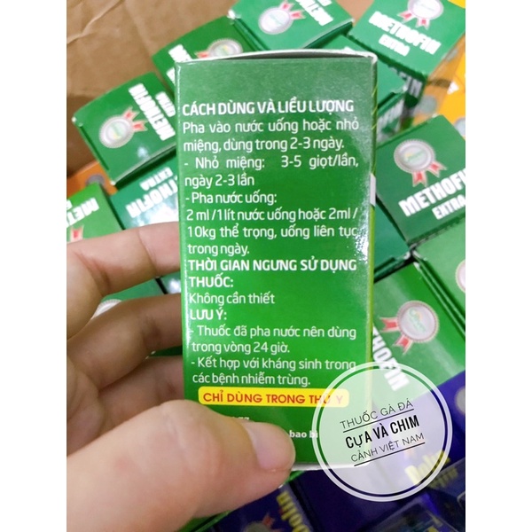Thông khi quan METHOFIN EXTRA 10ml