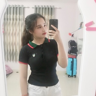 Áo thun cổ trụ
