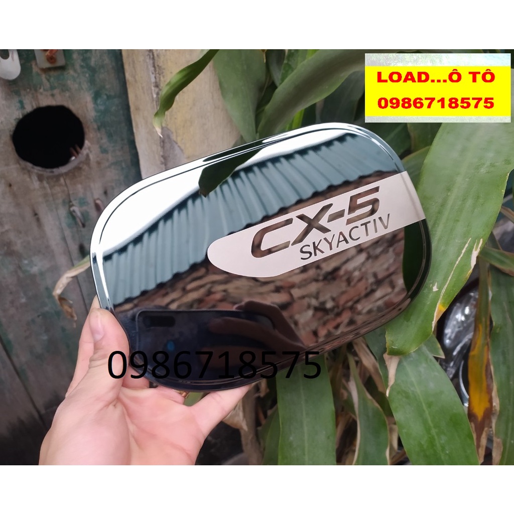 Ốp Nắp Xăng Vân Titan Mazda CX5 2023-2018 Cao Cấp