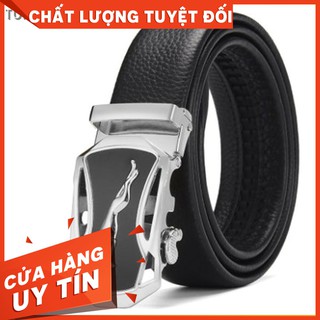 Thắt lưng da nam mặt báo.