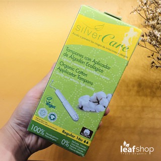Tampon hữu cơ có cần đẩy Silvercare