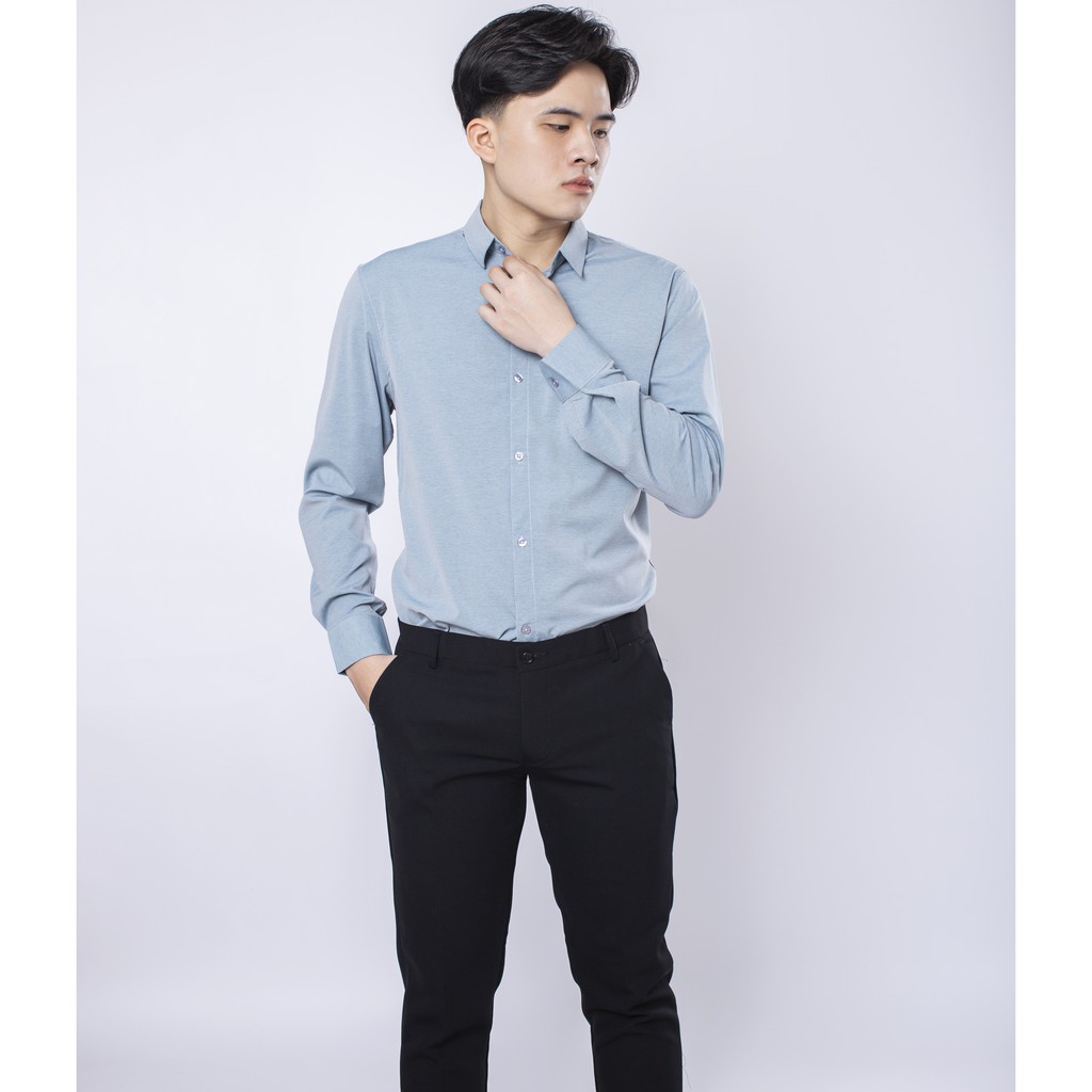 Áo sơ mi dài tay vải lụa cao cấp mỏng mát cực chất Lados - 8056 thời trang công sở | BigBuy360 - bigbuy360.vn