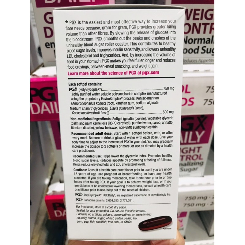 Webber Naturals PGX Hỗ trợ giảm cân giữ vóc 200 Viên, DATE 11/2024