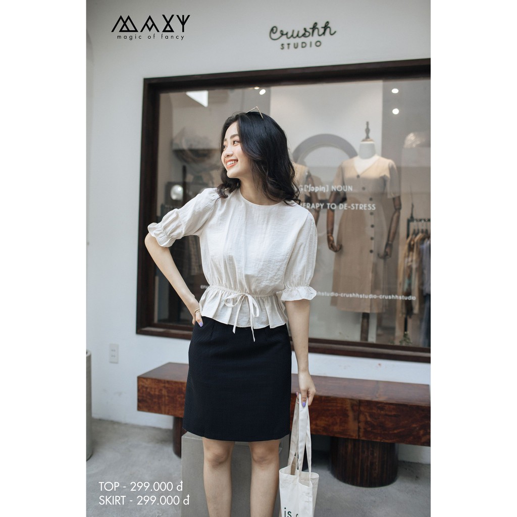 Chân váy dài ngang gối công sở basic skirt Maxy Workshop | BigBuy360 - bigbuy360.vn