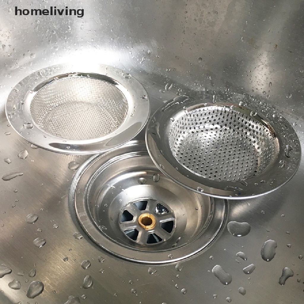 Lưới Lọc Cống Thoát Nước Bồn Rửa Chén Bằng Inox 3 Kích Cỡ Tiện Dụng Cho Nhà Bếp