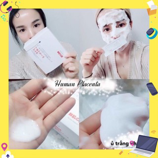 Combo 5 mặt nạ ủ trắng nhau thai Nhật Bản ( nấm rơm shop)