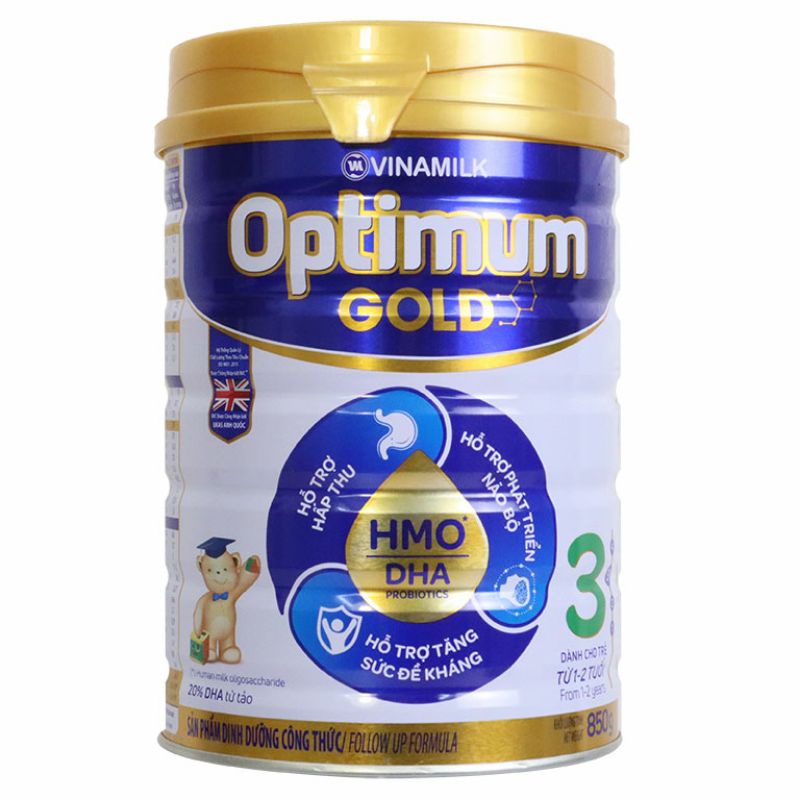 Sữa Optimum gold số 3,4 hộp 850g 1450g