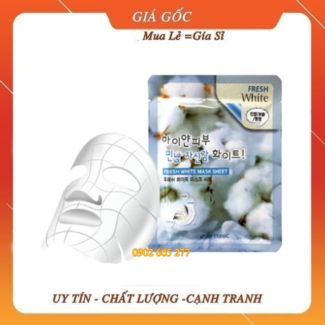 [Hàng chính hãng] Mặt Nạ Dưỡng Da 3W Clinic Bông Tuyết Hàn Quốc