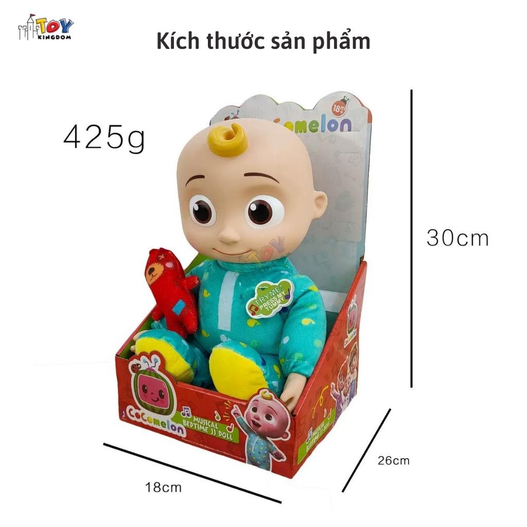 Đồ Chơi Búp Bê JoJo Cocomelon Nhồi Bông Phát Nhạc 9 Bài Hát Vui Nhộn Dành Cho Bé Toykingdom