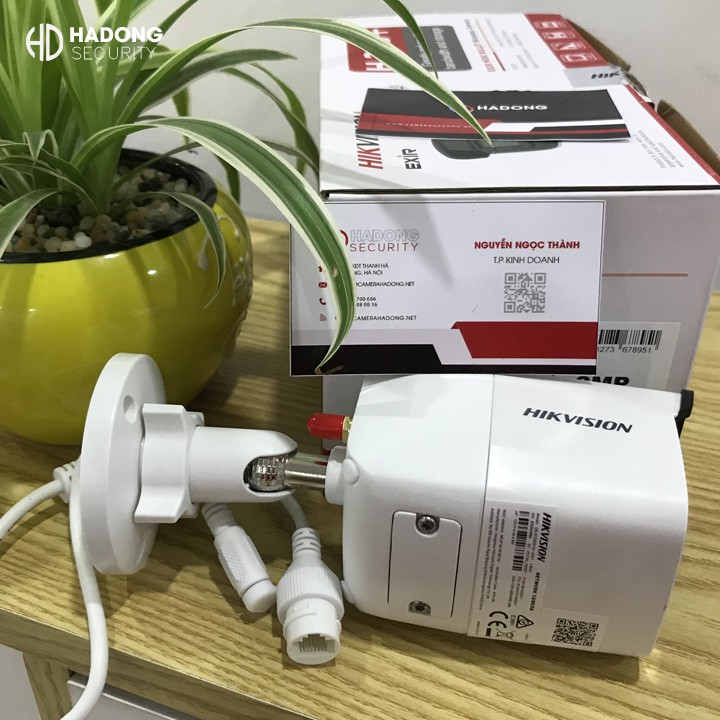 Camera Hikvision 2MP WIFI Âm thanh DS-2CD2021G1-IDW1 Hồng ngoại 30m