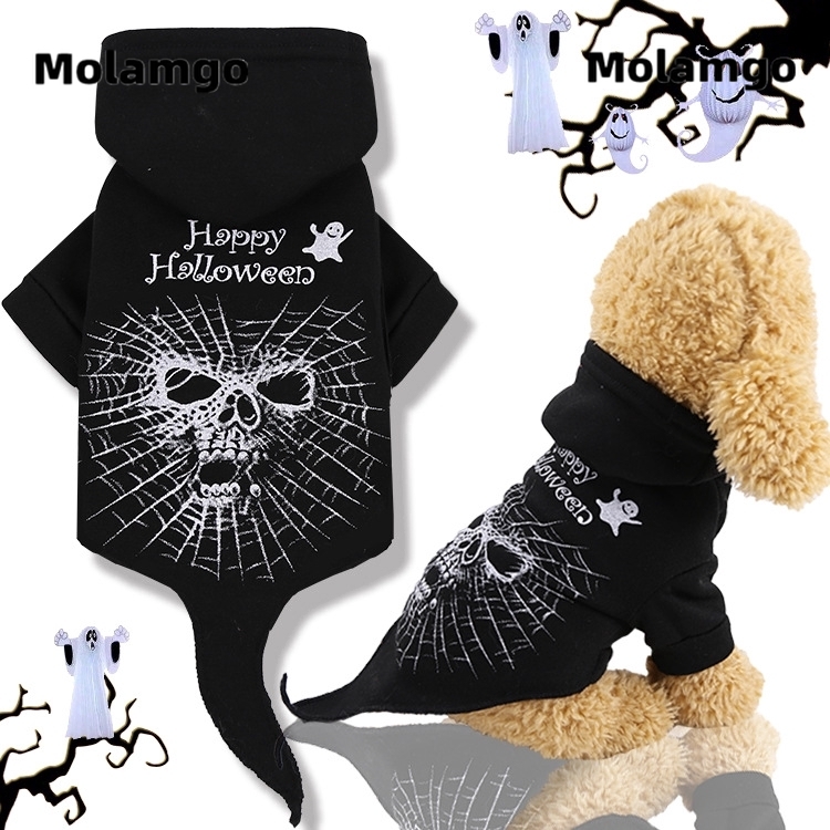 Áo in họa tiết bộ xương cá tính dành cho thú cưng