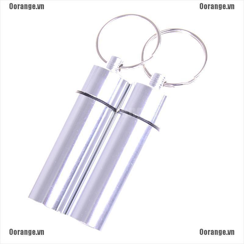 Set 2 Chai Hợp Kim Nhôm Chống Thấm Nước Có Móc Khóa Tiện Lợi