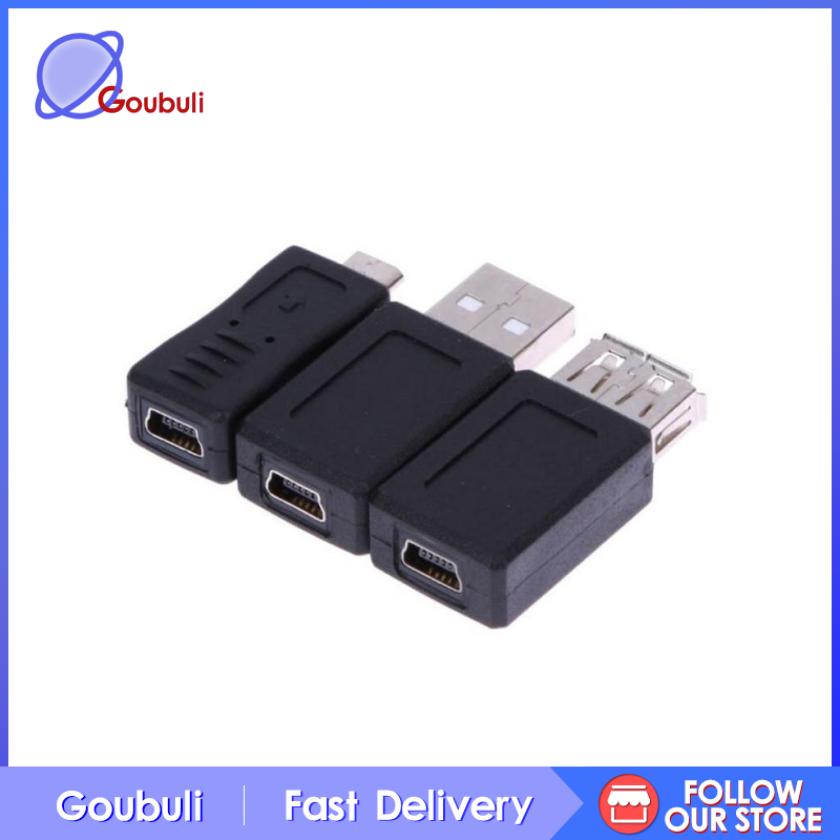 Set 12 Đầu Chuyển Đổi Otg Usb 2.0 A Male Sang Female Micro-B | BigBuy360 - bigbuy360.vn