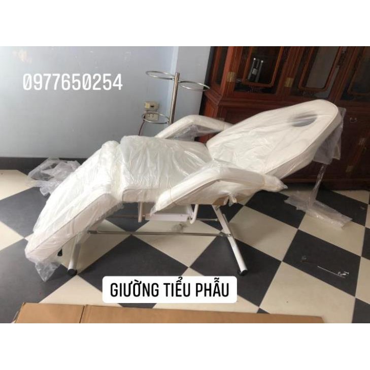 Giường phun xăm cao cấp, giường tiêm filler 3 khúc