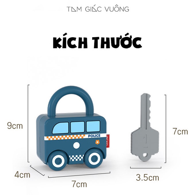 Đồ Chơi Trẻ Em Ô Tô Kiêm Ổ Chìa Khóa Bằng Nhựa ABS