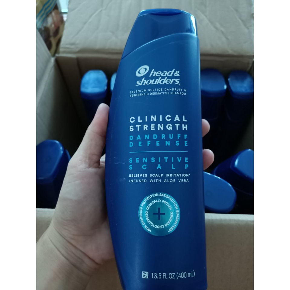 Dầu Gội Head & Shoulders (H&S) Clinical Strength 400ml CHUẨN USA MỸ