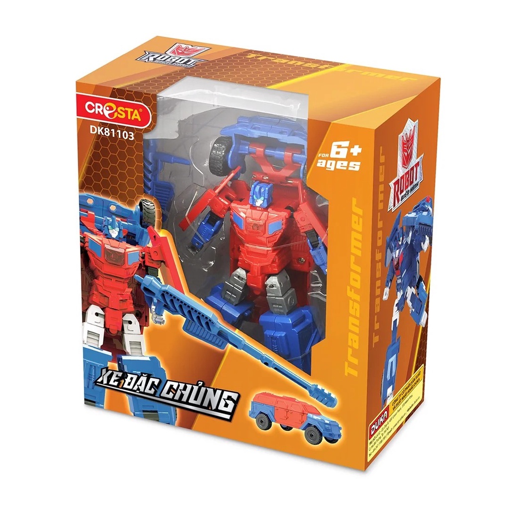 Đồ Chơi DUKA: Robot Biến Hình - Xe Đặc Chủng DK81103