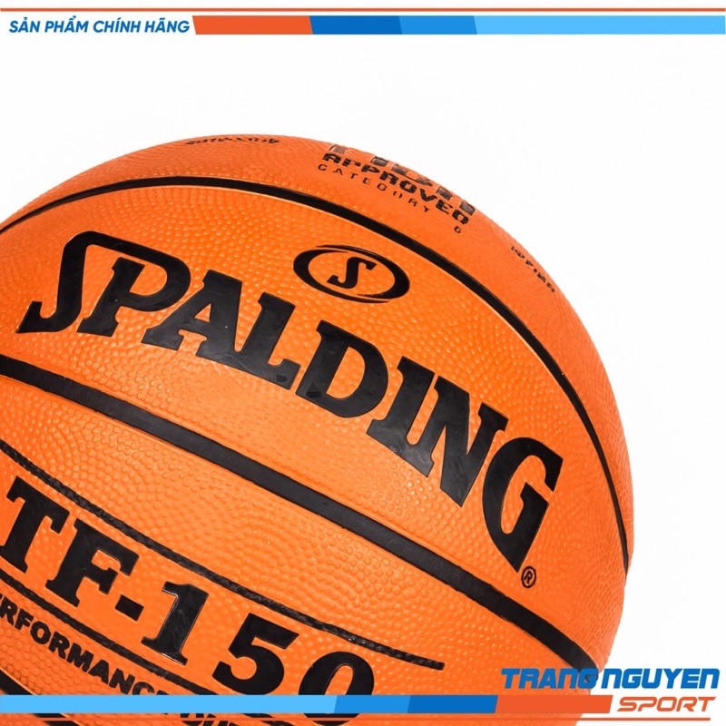 Quả Bóng Rổ Spalding TF150 - Tặng kim và túi lưới đựng bóng