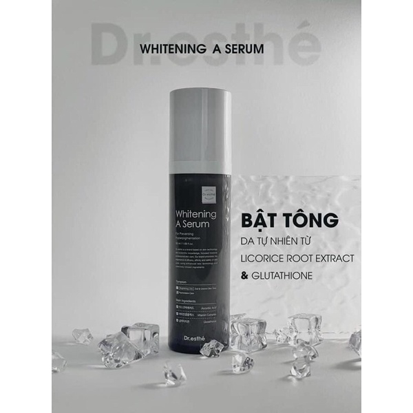 SERUM DƯỠNG TRẮNG DA DR ESTHE WHITENING A SERUM 30ml