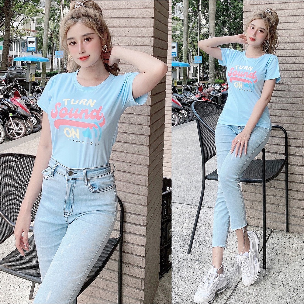 Áo thun thái áo thun nữ form ôm | BigBuy360 - bigbuy360.vn