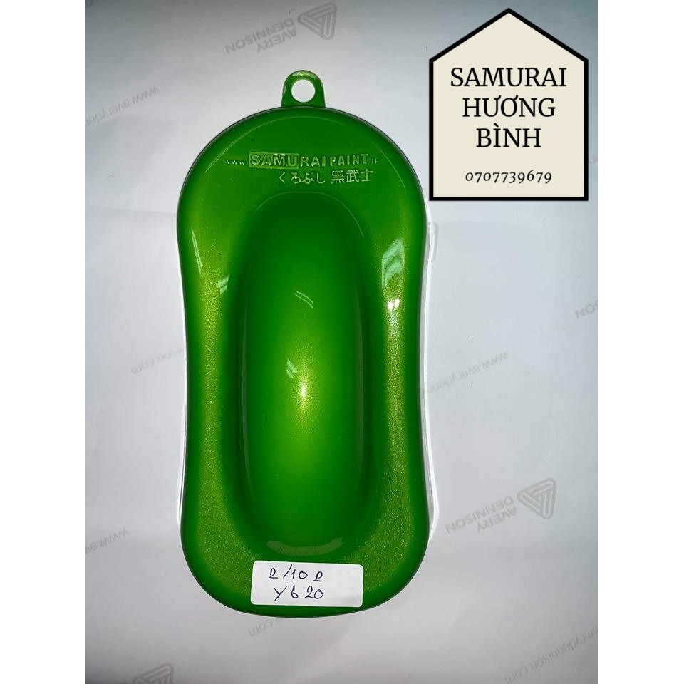 Sơn xịt Samurai màu Xanh Lá Chuối - Y620 (400 ml)