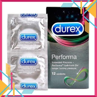 Bao Cao Su Durex Performa hộp 12 cái ( Tăng Dài Thời Gian QH ) che tên sản phẩm khi giao hàng Vip [lovelove]