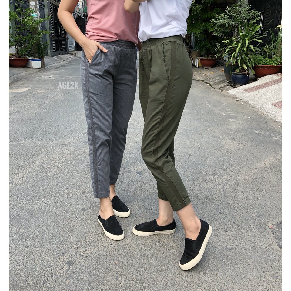 [cam kết hàng đẹp] Quần baggy kaki lưng thun lên phom siêu đẹp | BigBuy360 - bigbuy360.vn