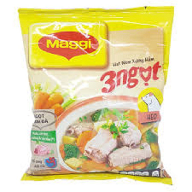 Hạt nêm Maggi Xương hầm 3 ngọt gói 900g