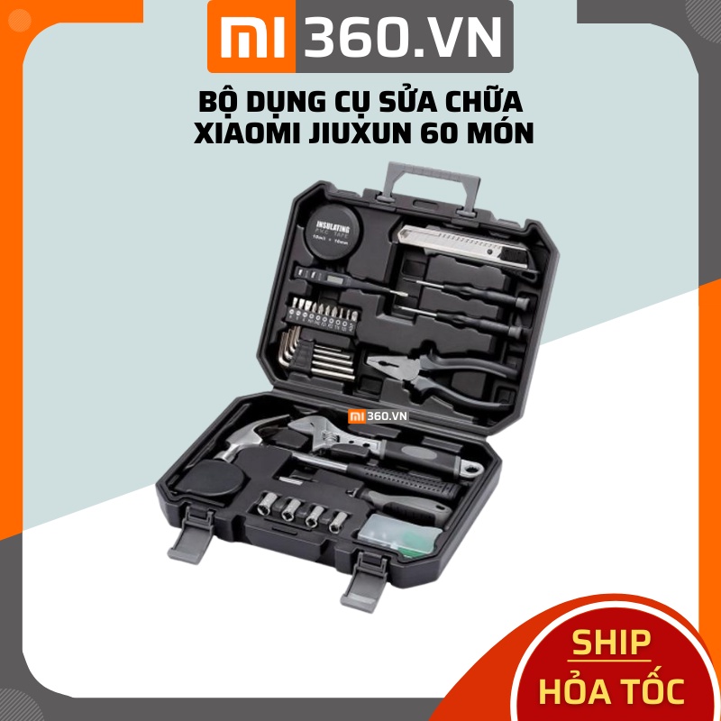 Bộ Dụng Cụ Sửa Chữa Xiaomi Jiuxun 60 Món✅ Hộp Dụng Cụ Sửa Chữa Đa Năng Xiaomi✅ Hàng Chính Hãng