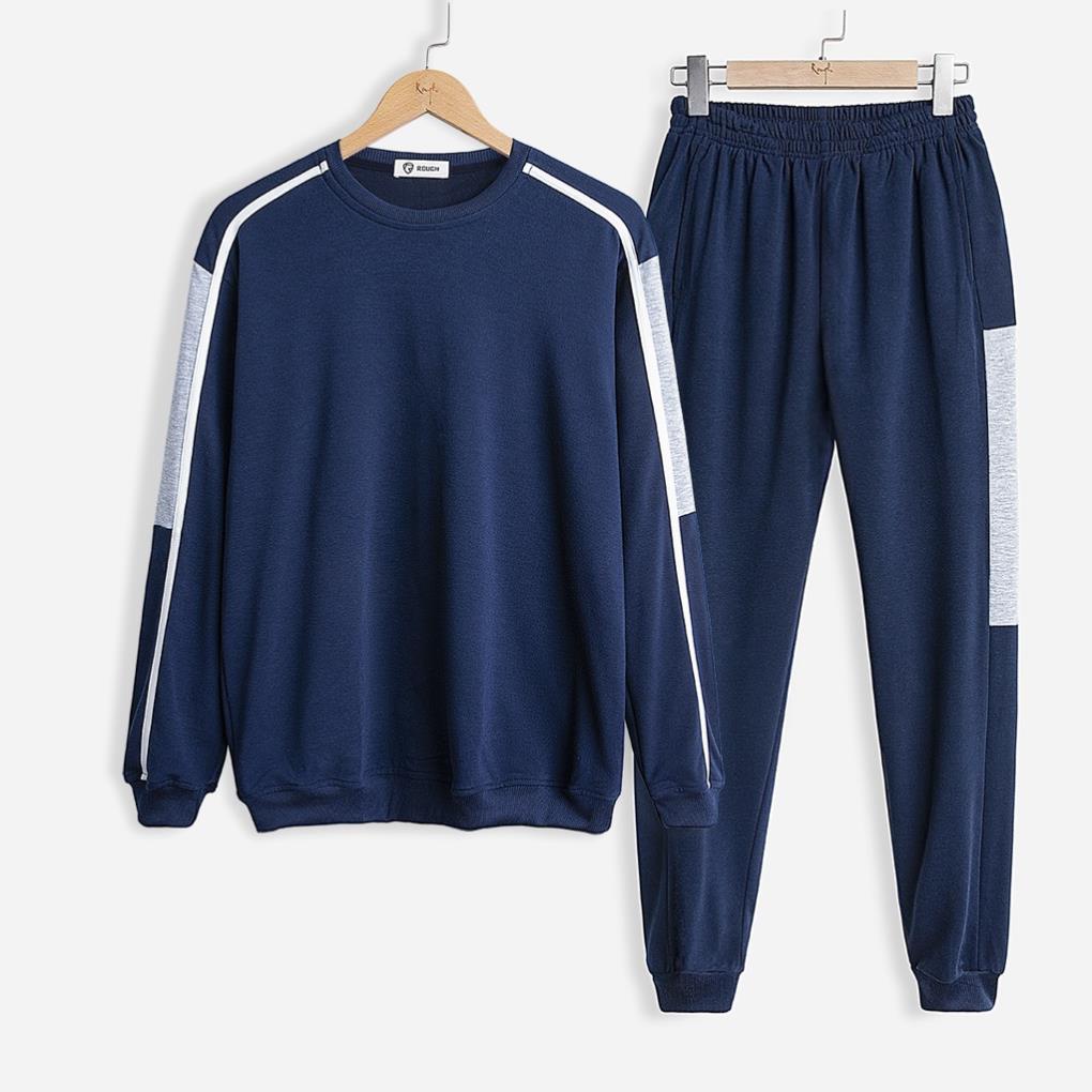 Bộ Quần Áo Thể Thao Nam - Hàng Xuât Dư - Chất Pima Cotton Spandex Phối Tay Trẻ Trung