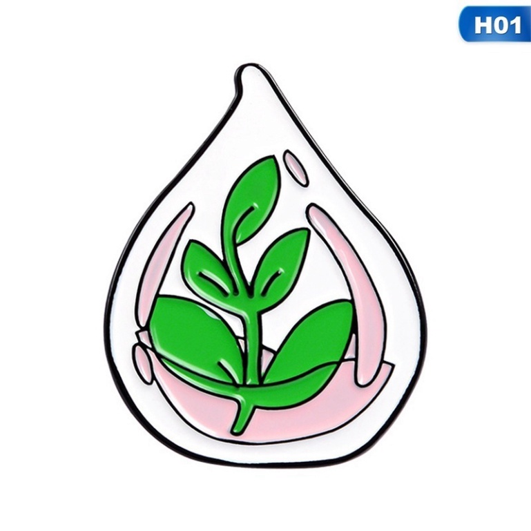 Sale 68% Ghim cài ve áo/ba lô hình chậu đựng hoa thích hợp làm quà tặng cho bạn bè, Giá gốc 23000đ - 7K27