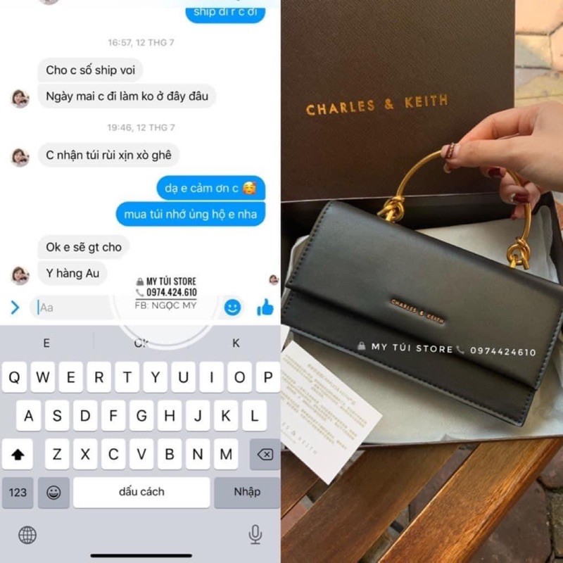 Túi quai kiềng xuất dư size 19 có dây đeo chéo | BigBuy360 - bigbuy360.vn